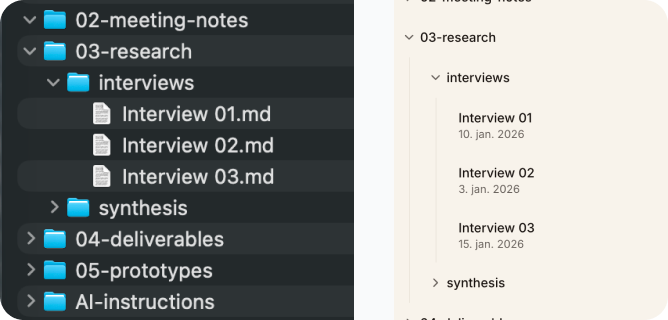 Your files, your system